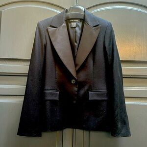 Club Monaco size 4 tuxedo blazer black